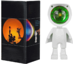 Lampara En Forma De Robot Proyector De Luz Led Recargable