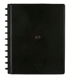 TUL® Cuaderno de carga inalámbrica/con cable, cubierta de cuero