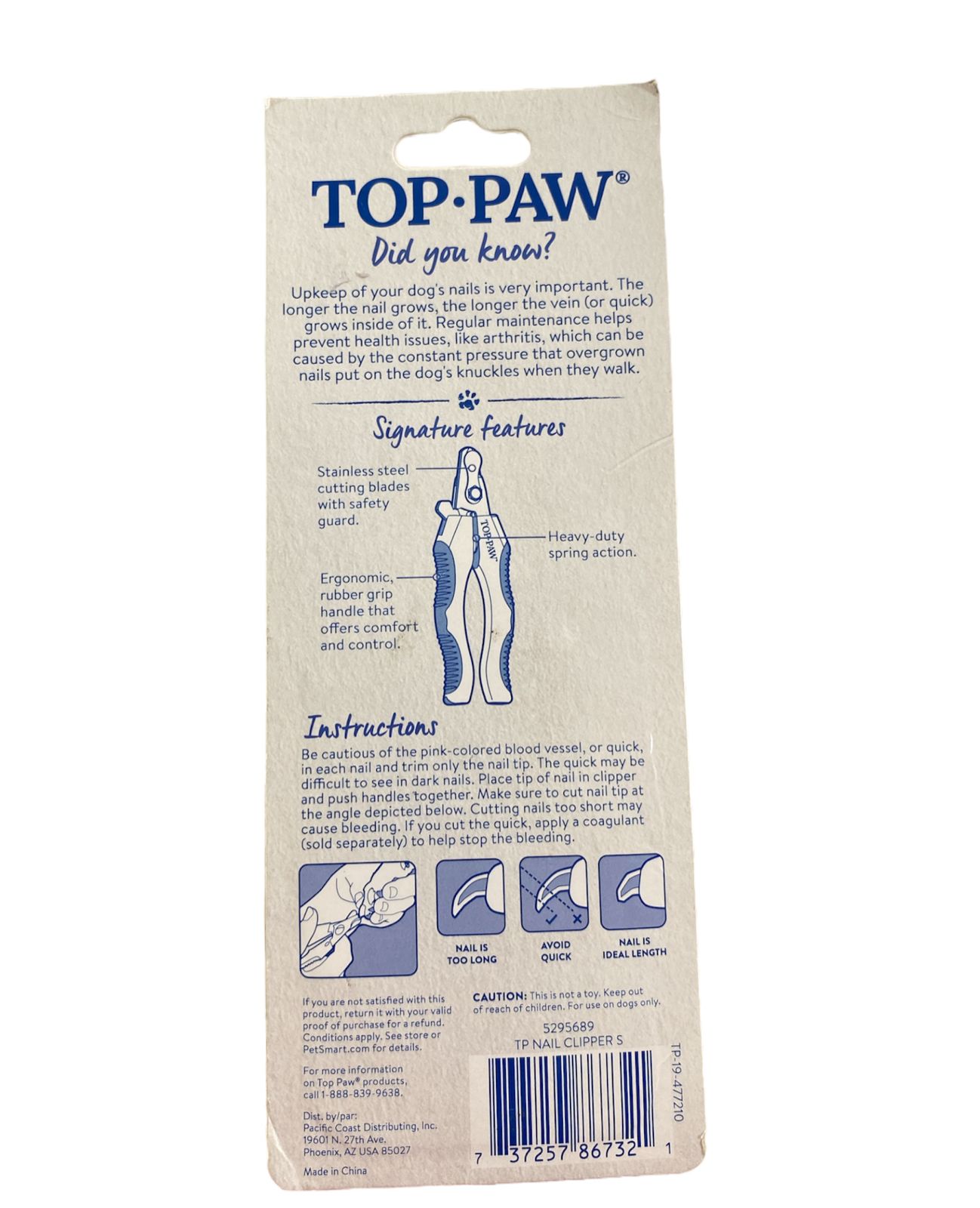 WhatsApp-Image-2023-04-13-at-11.19.53-AM.jpeg TOP•PAW Cortadora de uñas pequeñas - Imagen 2