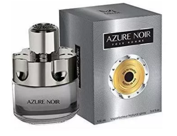 azure-2.png Mirage Brands Azure Noir pour Homme - Colonia EDT para hombre de 3.4 onzas - Imagen 2
