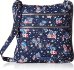 Bolso Cruzado Hipster De Microfibra Con Triple Cremallera Vera bradley