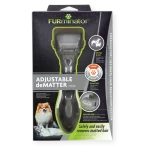 FURminator Adjustable Dematter Tool: Saca Nudos y Deslanador Ajustable para Perros y Gatos, Elimina Enredos, Pelo Muerto y Nudos sin Cortar, Diseño Ergonómico
