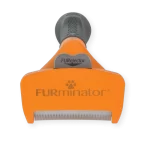 FURminator Deslanador para Perros Medianos de Pelo Largo: Herramienta de Aseo Profesional para Eliminar la Capa Interna y Reducir la Muda - Imagen 3