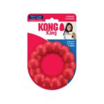 KONG Ring (Anillo Masticable): Juguete para Perros, Caucho Extremadamente Duradero, Ideal para Masticadores Potentes, Alivia la Dentición y Limpia Dientes - Imagen 2