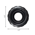 KONG Extreme Tires: Juguete para Perro en Forma de Llanta de Caucho Ultra Resistente - Tamaño Medium/Large - Imagen 3