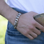 Pulsera de cadena de eslabones cubanos LinkSilver